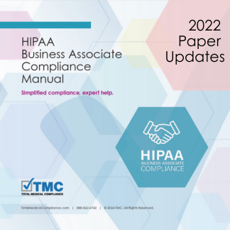 2022 Paper Updates - HIPAA BA compliance manual