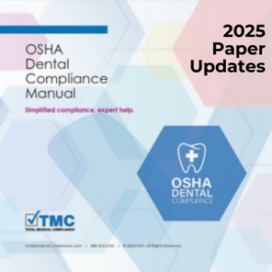 2025 OSHA dental updates for paper manuals