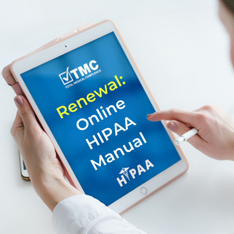 Online HIPAA Manual renewal