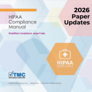 HIPAA 2026 compliance manual updates