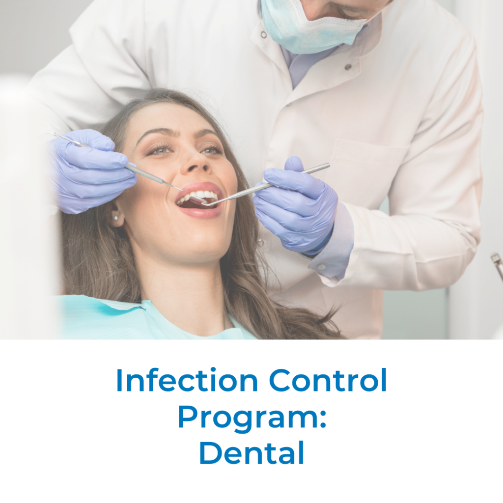 infection control program dental