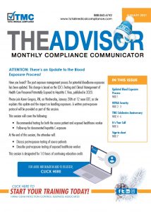 Total Medical Compliance Advisor Newsletter January 2021