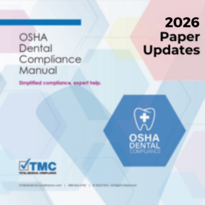 OSHA dental compliance manual 2026