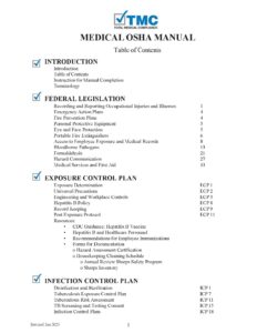 OSHA dental manual