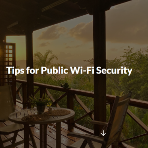 tips for public wi-fi security