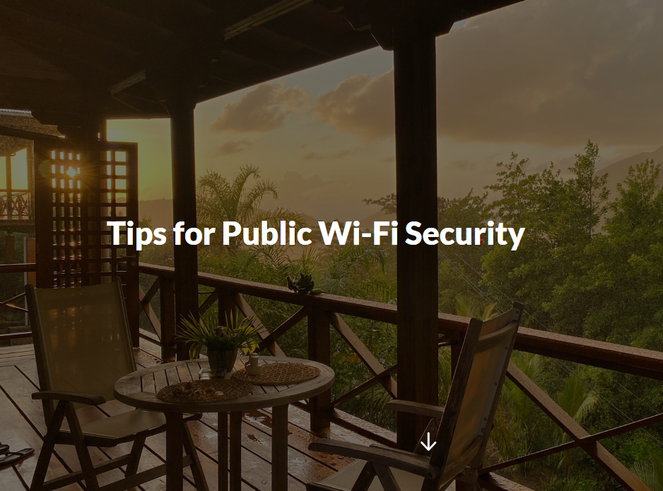 tips for public wi-fi security