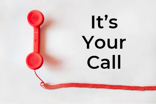 it's your call article