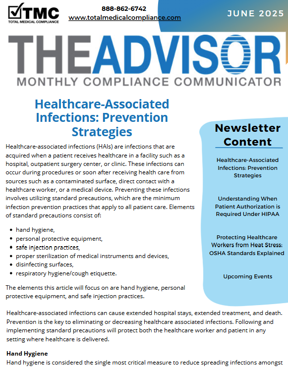 june compliance newsletter cover