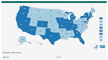 measels cases update map 2019