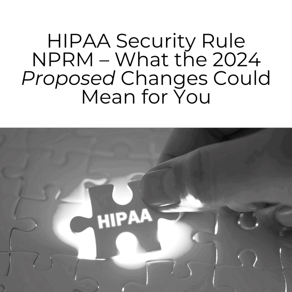 HIPAA security rule