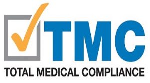 orange check mark total medical compliance logo