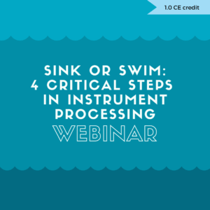 instrument processing and surface disinfection